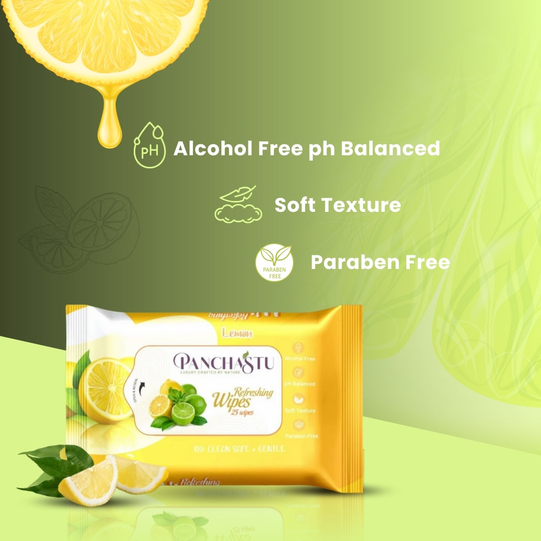 Lemon Refreshing Wipes