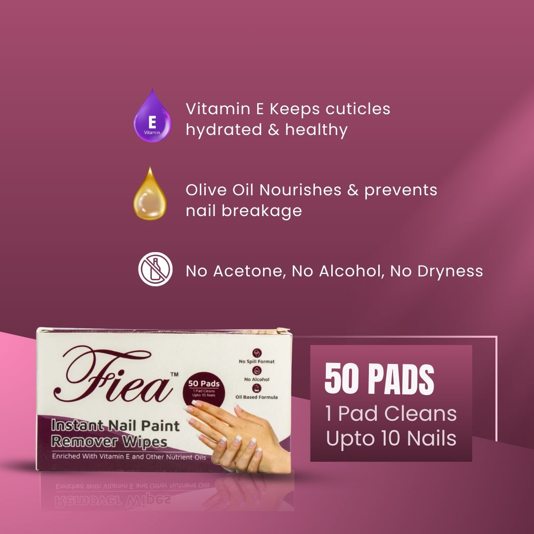 Nail Paint Remover Wipes