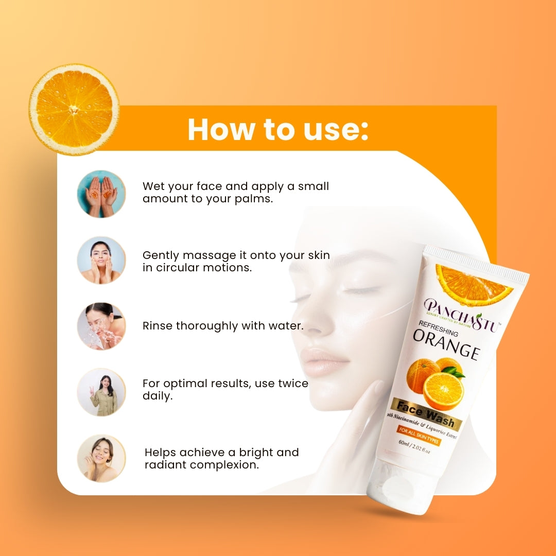Refreshing Orange Face Wash