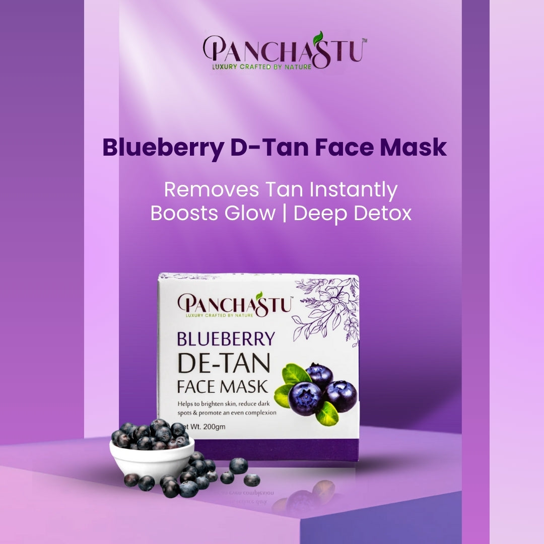 Blueberry D-Tan Face Mask