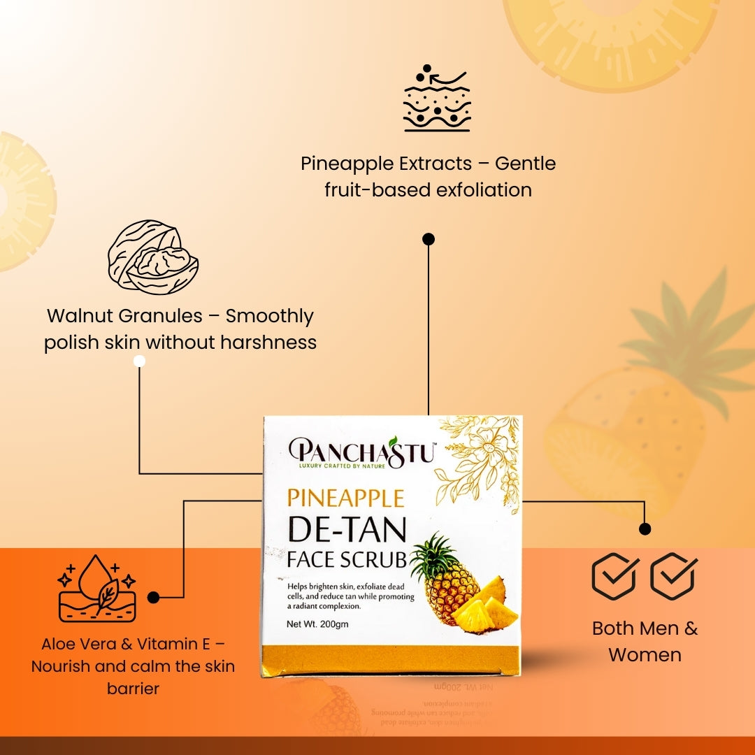 Pineapple De-Tan Face Scrub