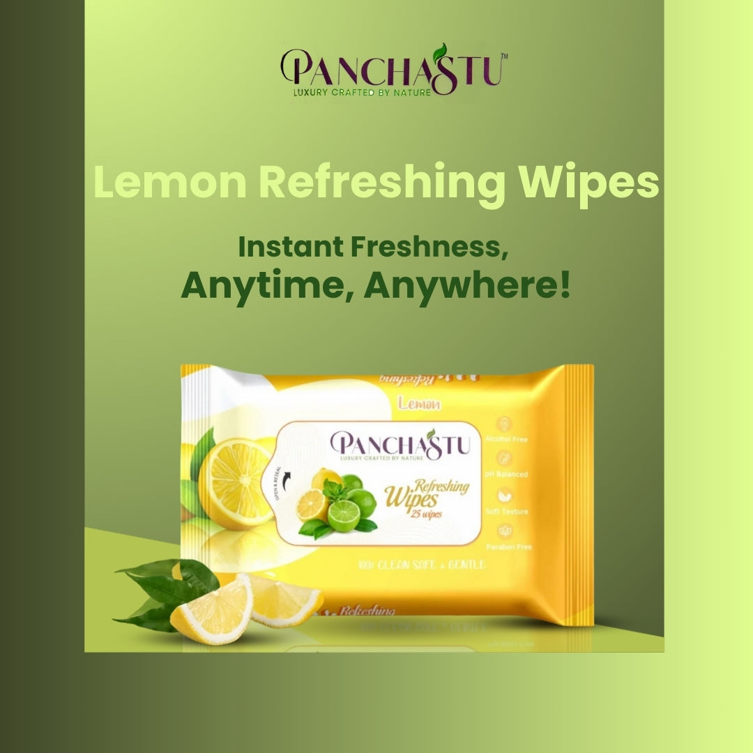 Lemon Refreshing Wipes