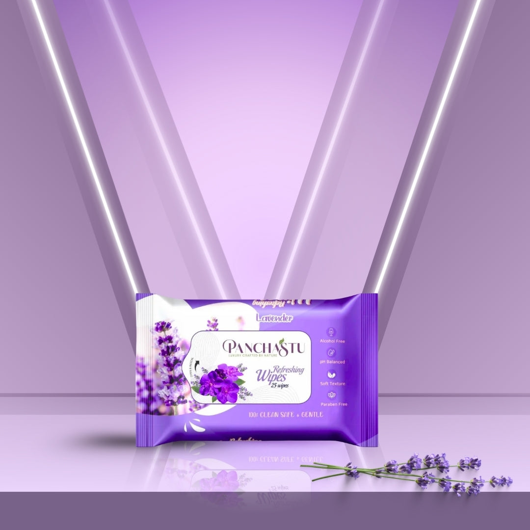 Lavender Refreshing Wipes
