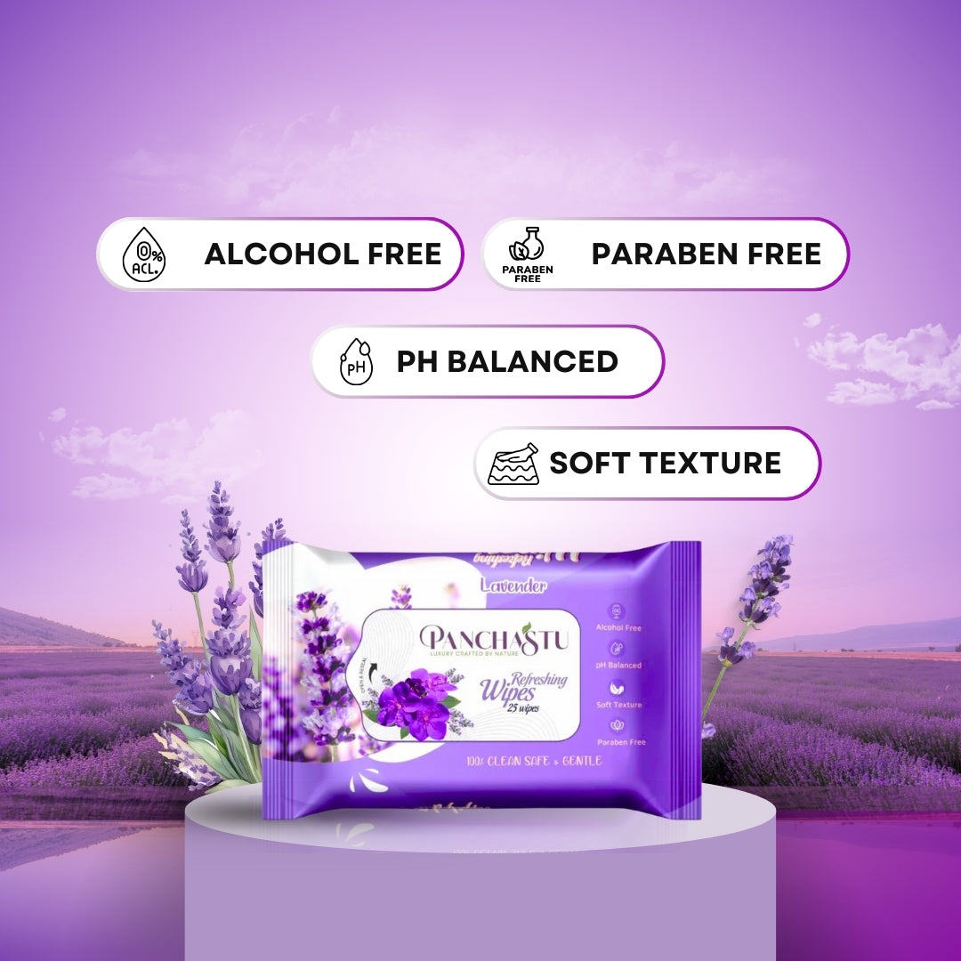 Lavender Refreshing Wipes