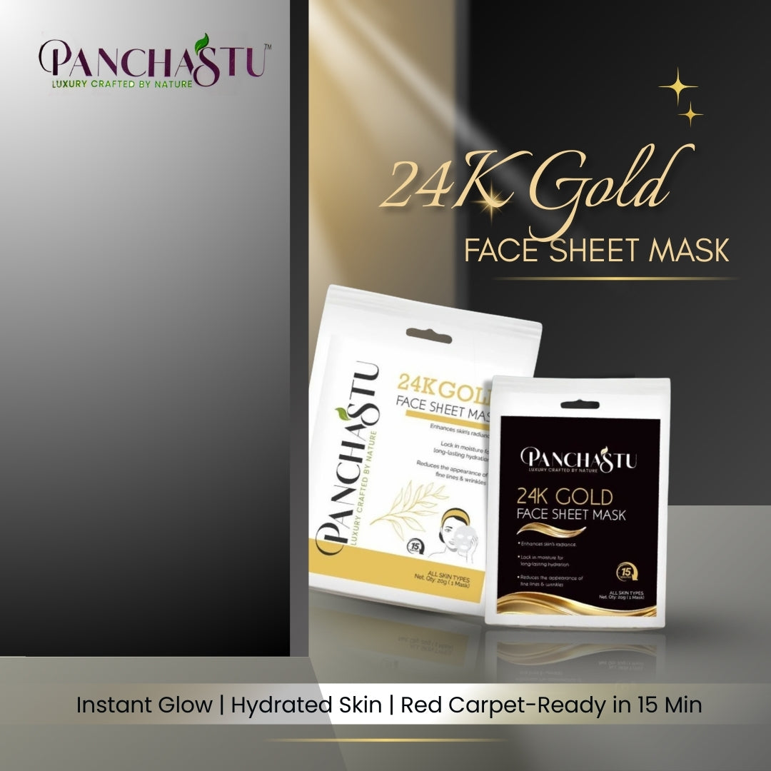 Gold Face Sheet Mask 24k