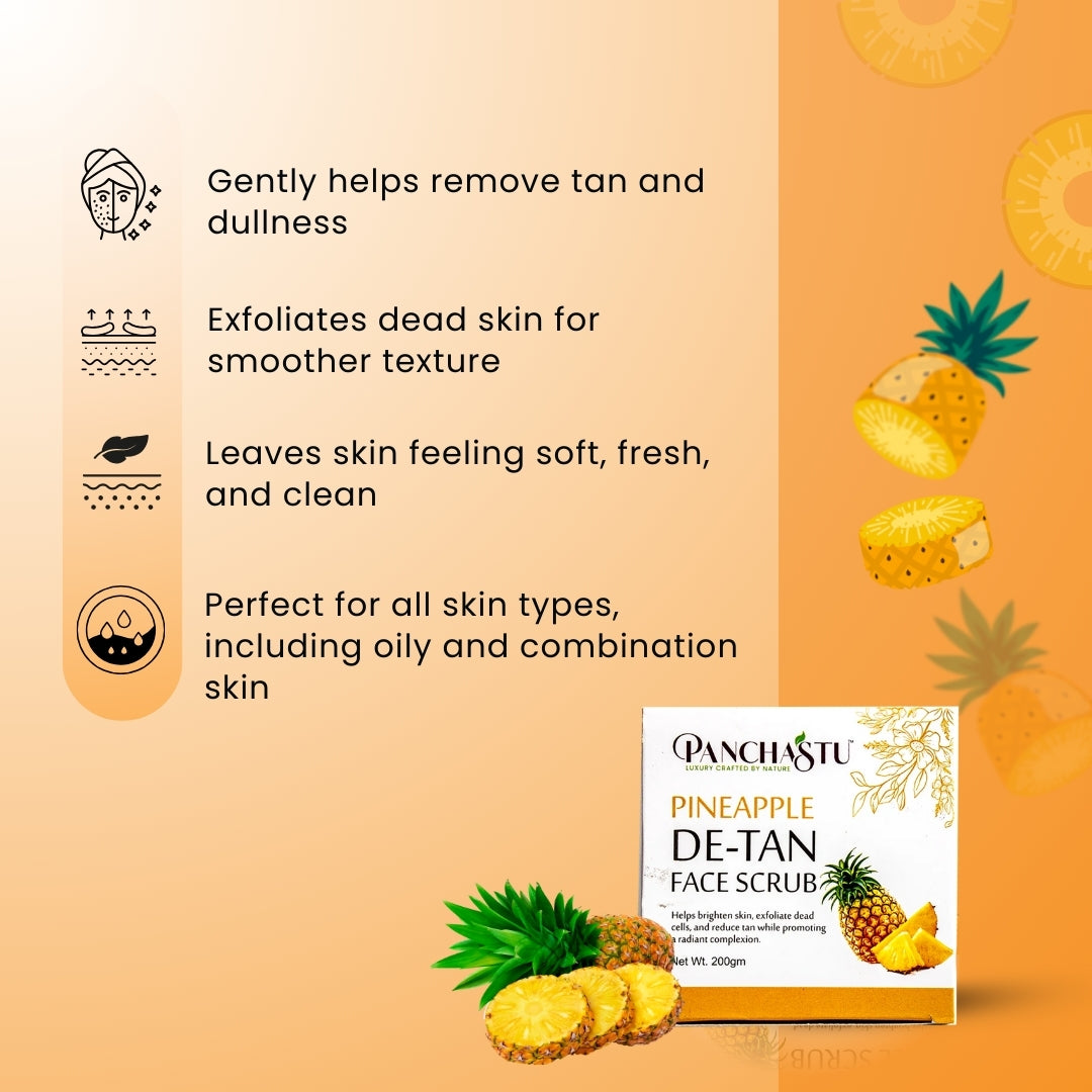 Pineapple De-Tan Face Scrub